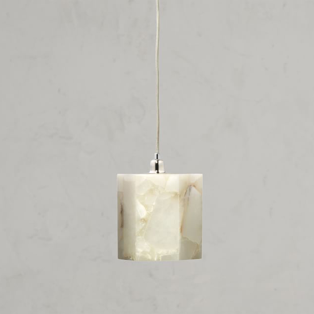 Pottery Barn Подвесной светильник Pottery Barn Beatrice Alabaster Mini Pendant