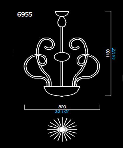 Barovier&Toso Люстра Barovier&Toso 6955