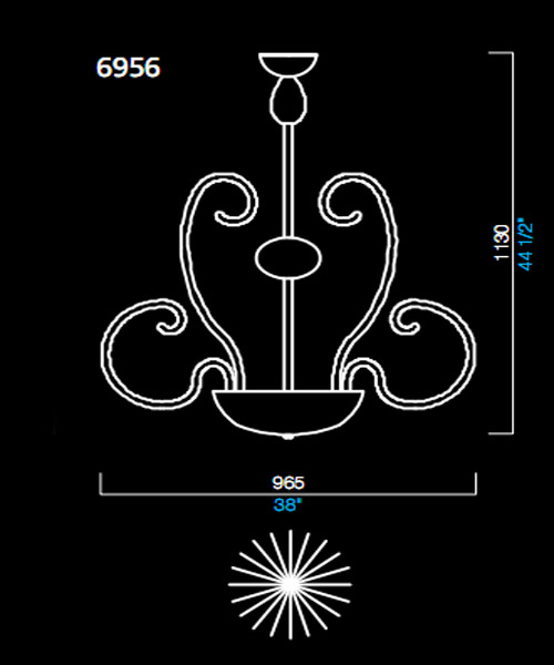 Barovier&Toso Люстра Barovier&Toso 6956