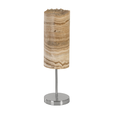 Phillips Collection Настольная лампа Philips Collection Onyx Cylindrical Lamp Zebra, Metal Leg
