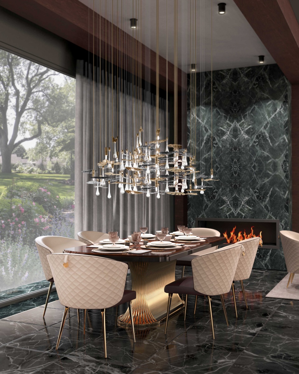 Castro Lighting Стол обеденный Castro Lighting Flusso Round Dining Table