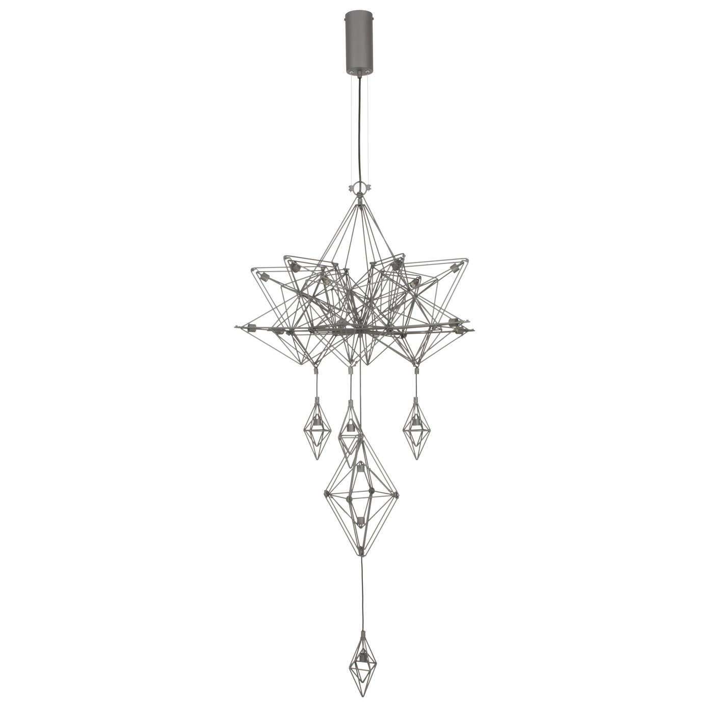 Forestier Подвесной светильник Forestier Suspension Himmeli 18 Lights Gris