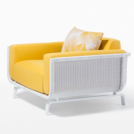 Holly Hunt Уличное кресло Holly Hunt TORTUGA LOUNGE CHAIR