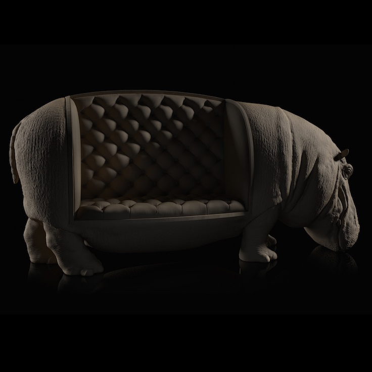 Máximo Riera Стул Máximo Riera The Hippo Chair