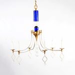 Люстра Louise Gaskill Lia with Cobalt Blue Glass, фото 1