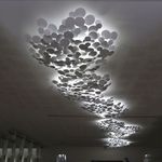 Потолочный светильник Art et Floritude Ceiling light composition made of round disk, фото 1
