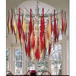 Люстра Stillux GLASSIS 1297/20 OR, фото 1