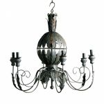 Люстра Becara Grey metallic leaves chandelier, фото 1