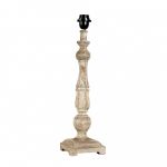 Настольная лампа Becara White distressed wooden table lamp, фото 1