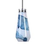 Подвесной светильник UTTERMOST Windswept Blue &amp; White, 1 Lt Mini Pendant, фото 1