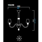 Люстра Barovier&amp;Toso 5562/08, фото 1