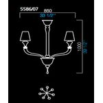 Люстра Barovier&amp;Toso 5586/07, фото 1