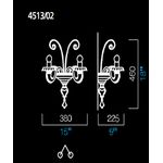 Настенный светильник Barovier&amp;Toso 4513/02, фото 1