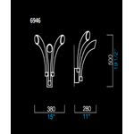 Настенный светильник Barovier&amp;Toso 6946, фото 1