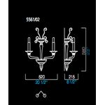 Настенный светильник Barovier&amp;Toso 5561/02, фото 1