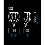 Настенный светильник Barovier&amp;Toso 5388, фото 1