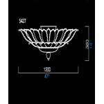 Потолочный светильник Barovier&amp;Toso 5427, фото 1
