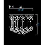 Потолочный светильник Barovier&amp;Toso 5416, фото 1
