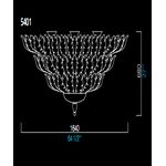 Потолочный светильник Barovier&amp;Toso 5401, фото 1