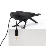Настольный светильник Seletti Bird Lamp Black Playing, фото 1