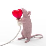 Настольная лампа Seletti Mouse Lamp Love Edition, фото 1