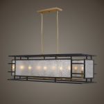 Подвесной светильник Uttermost Holmes, 8 Lt Linear Chandelier, фото 1