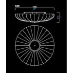 Потолочный светильник Barovier&amp;Toso 5409, фото 1