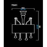 Потолочный светильник Barovier&amp;Toso 7041, фото 1