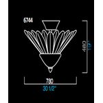 Потолочный светильник Barovier&amp;Toso 6744, фото 1