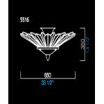 Потолочный светильник Barovier&amp;Toso 5516, фото 1