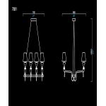 Подвесной светильник Barovier&amp;Toso 7031, фото 1