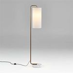 Торшер Crate and Barrel Oralee Glass Cylinder Floor Lamp, фото 1