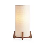Настольная лампа Crate and Barrel Weave Natural Table Lamp, фото 1