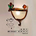 Настенный светильник  Longobard 1214/A/1 2F, фото 1