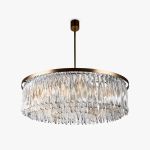 Подвесной светильник Bella Figura  Triple Drum Ribbon Chandelier 60, фото 1