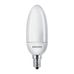 Люминесцентная лампа Philips Softone Candle 8W WW E14 220-240V 1PF/6, фото 1