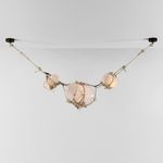 Подвесной светильник Roll &amp;amp; Hill Knotty Bubbles Chain - 1 Lg, 2 Sm Bubbles, фото 1