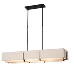 Люстра Hubbardton Forge Exos Rectangular Pendant, фото 1