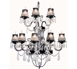 Настенный светильник Lamp International Rinascimento 8128 nero, фото 1