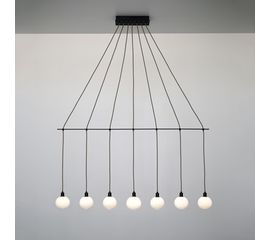 Подвесной светильник SkLO drape linear 7 chandelier, фото 1