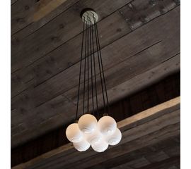 Подвесной светильник SkLO drape cluster 7 pendant, фото 1