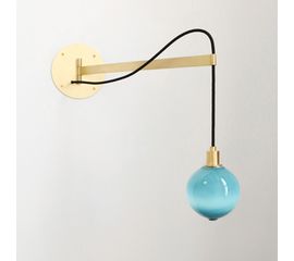 Настенный светильник SkLO drape arm 1 sconce, фото 1