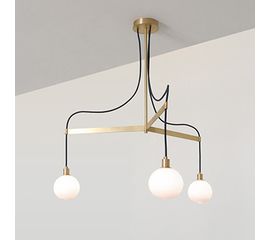 Люстра SkLO drape arm 3 pendant, фото 1