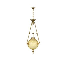 Люстра Theodore Alexander An onyx and brass hall light / chandelier, фото 1