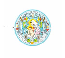 Настенный светильник Seletti Gospel Led Signs Virgin Mary, фото 1