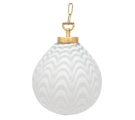 Подвесной светильник Louise Gaskill White Swirl Murano Glass Pendant, фото 1