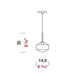 Потолочный светильник Panzeri L 1137.16, фото 1