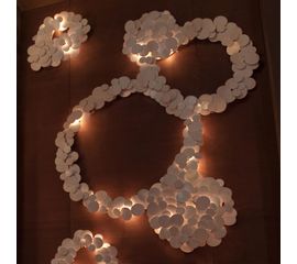 Настенный светильник Art et Floritude Lighting sculpture «la nébuleuse», фото 1