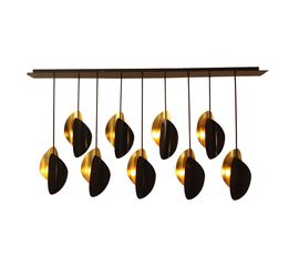 Подвесной светильник Art et Floritude Light fixture double galet, фото 1