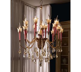 Люстра Stillux Lumen 3403/8+8-PO-A, фото 1